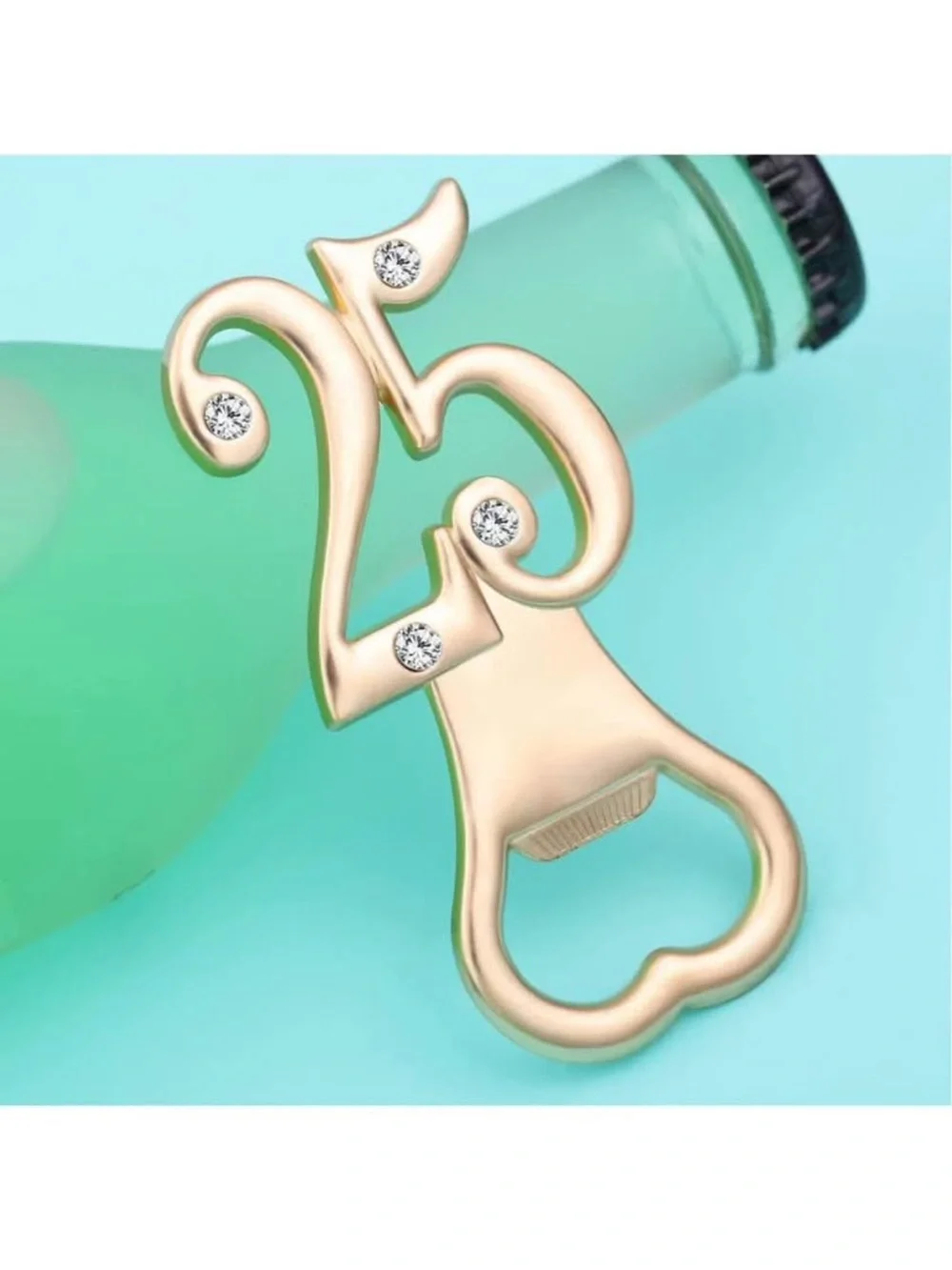 24 pcs 25 th birthday/anniversary bottle opener new